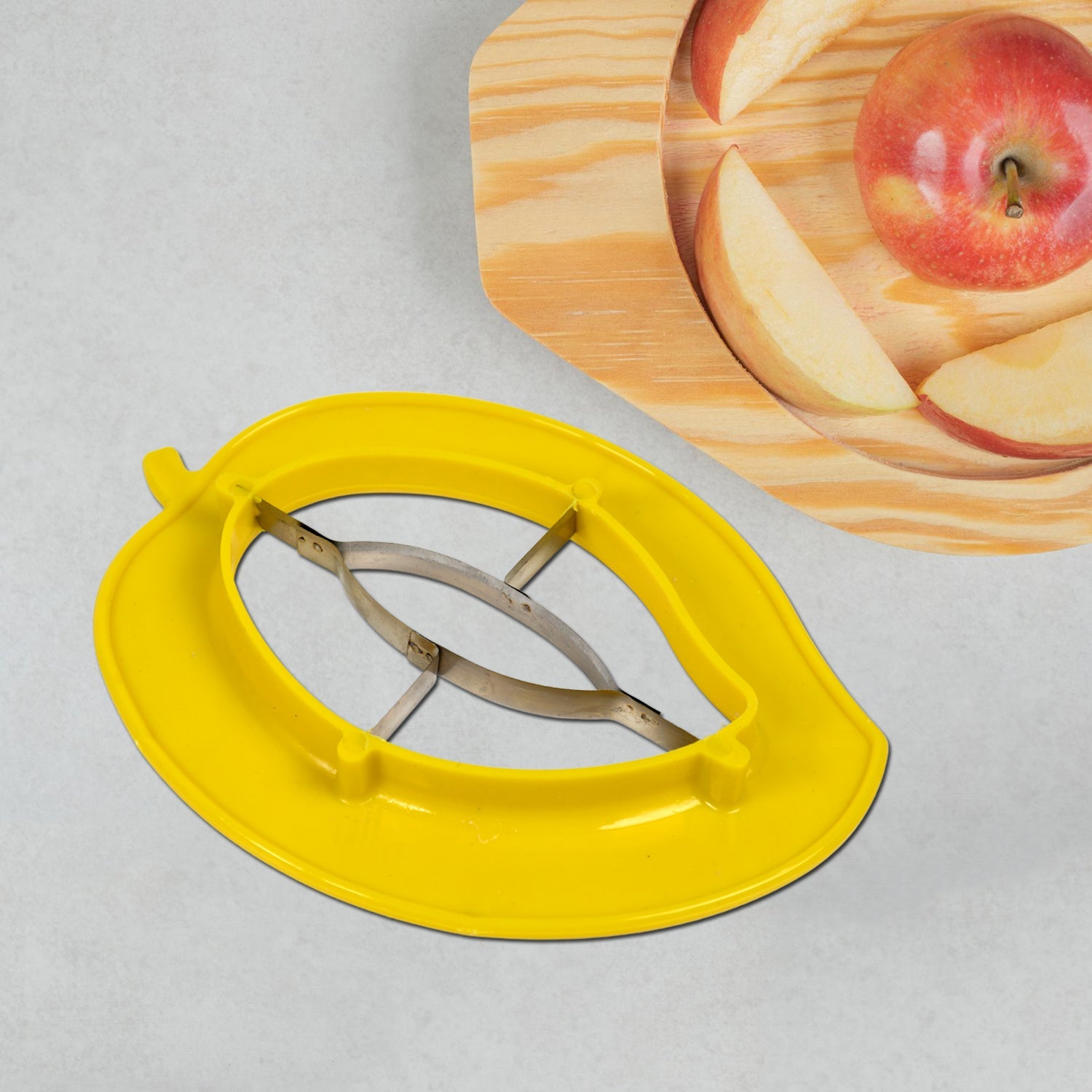 2356 Mango Cutter Slicer Machine Tool Cutter With Sharp Blades Cutter Non Slip Handle ( 1pc ) DeoDap 2356 Mango Cutter Slicer Machine Tool Cutter With Sharp Blades Cutter Non Slip Handle ( 1pc ) DeoDap